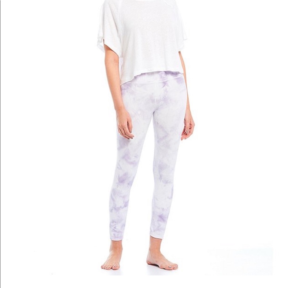 NEW • Free People • Shanti Tie Dye Legging Purple - Picture 2 of 4